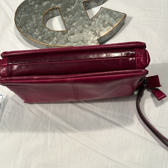 Vintage Leather Wristlet Rustic Red - Picture 7 of 7
